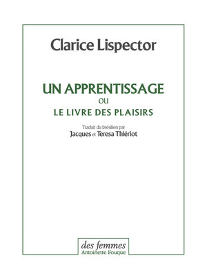 cover image of Un apprentissage